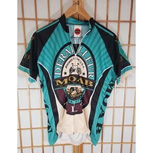 Mountain Bike World Jersey Moab Brewery Derailleur Ale Men's Full Zip SIZE M